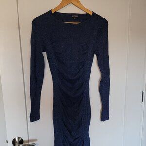 Sparkly long sleeved bodycon dress